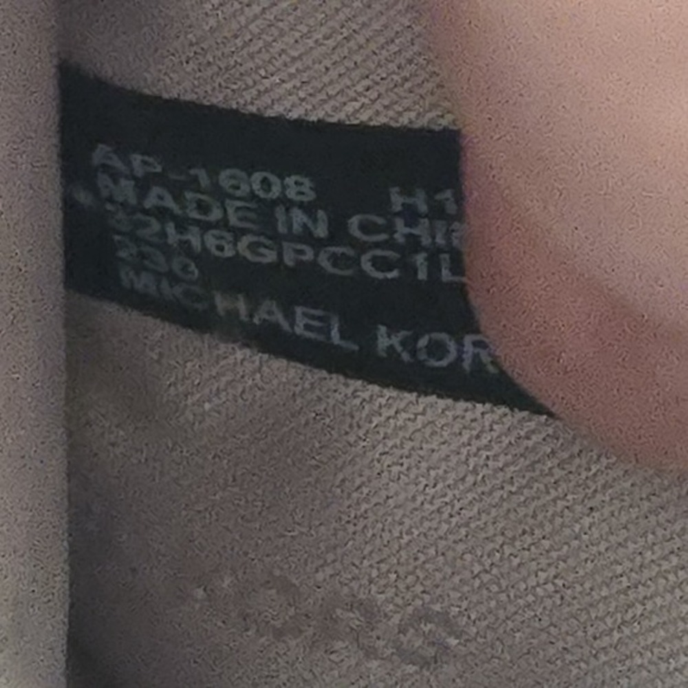 Michael Kors‎ Tan Brown Pebbled Leather Cinder Cooper Flap Crossbody Handbag - Picture 9 of 10